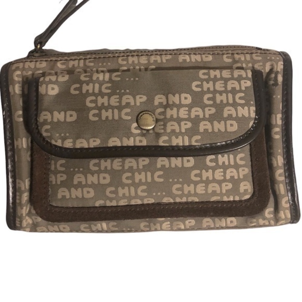 Moschino shabby and chic wristlet clutch bag